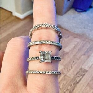 Modern Gents ring stack
